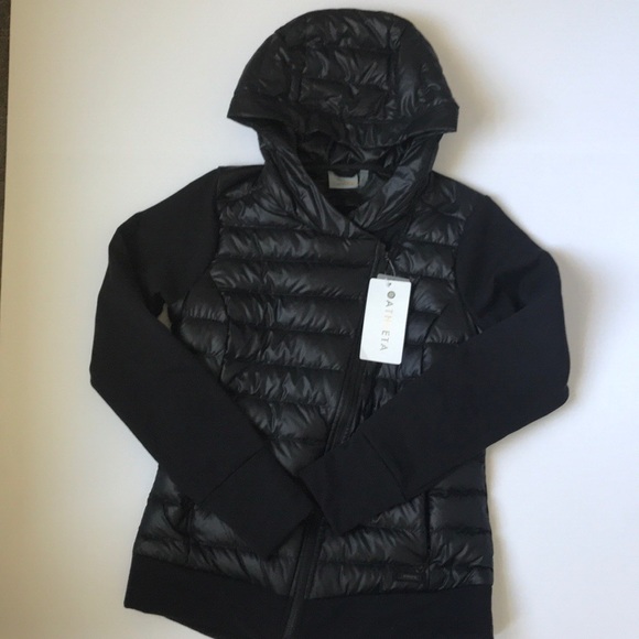 SOLD—Athlete Responsible Down Sweatshirt Jacket - Picture 5 of 5